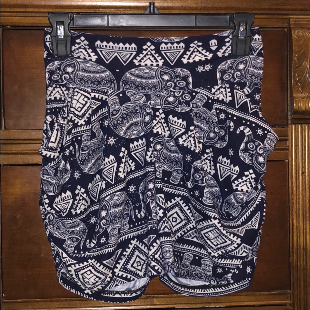 High-Rise Baggy Shorts